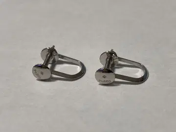 플라티나 850 귀찌 금장 장식만 약 1cm
