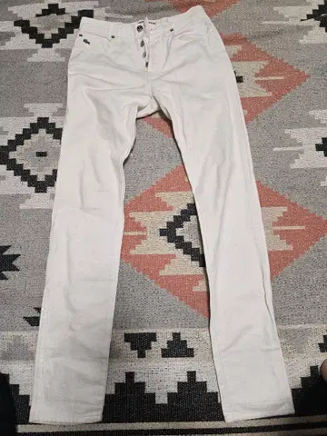lacoste live 화이트 데님