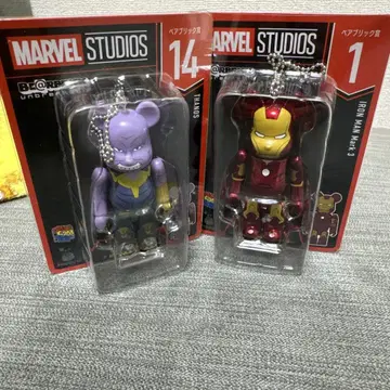 MARVEL STUDIOS 베어브릭 아이언맨 타노스