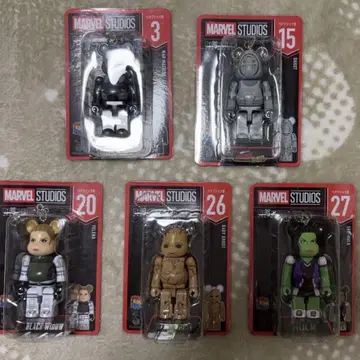 Marvel 베어브릭 5개 묶음 판매