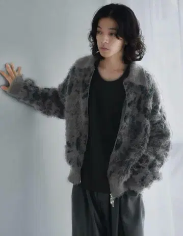 택 포함 새상품 HARE MIX얀 플라워 니트 블루종