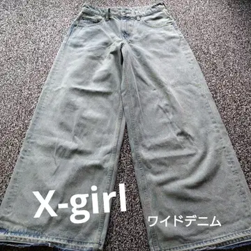 [ X-girl ] 와이드 데님