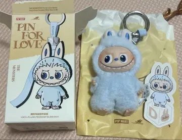 POPMART 러브브 PIN FOR LOVE 봉제 인형 펜던트 D