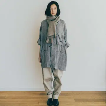 ESSAY PALERMO SHIRT 스탠드 카라 셔츠 자켓