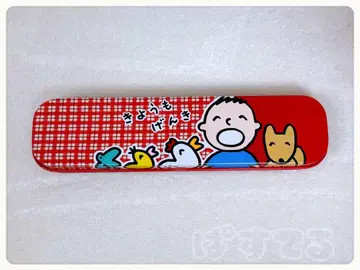쇼와 레트로 모두의 타아보 틴 필통 펜 케이스 산리오 1988년