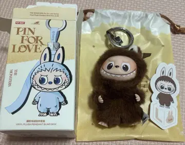 POPMART 러브브 PIN FOR LOVE 봉제 인형 펜던트 L