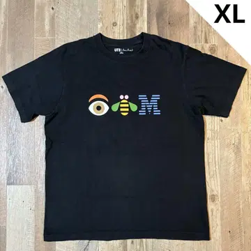 UT 유니클로 IBM 기업 콜라보 프린트T셔츠 남성용 XL