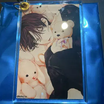 봄의 폭풍과 몬스터 콜라보 카페 트레이딩 슬라이드 아크릴 키링