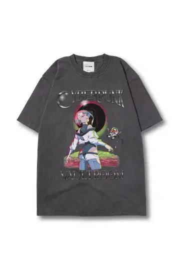 M VR x LUCY TEE / CHARCOAL