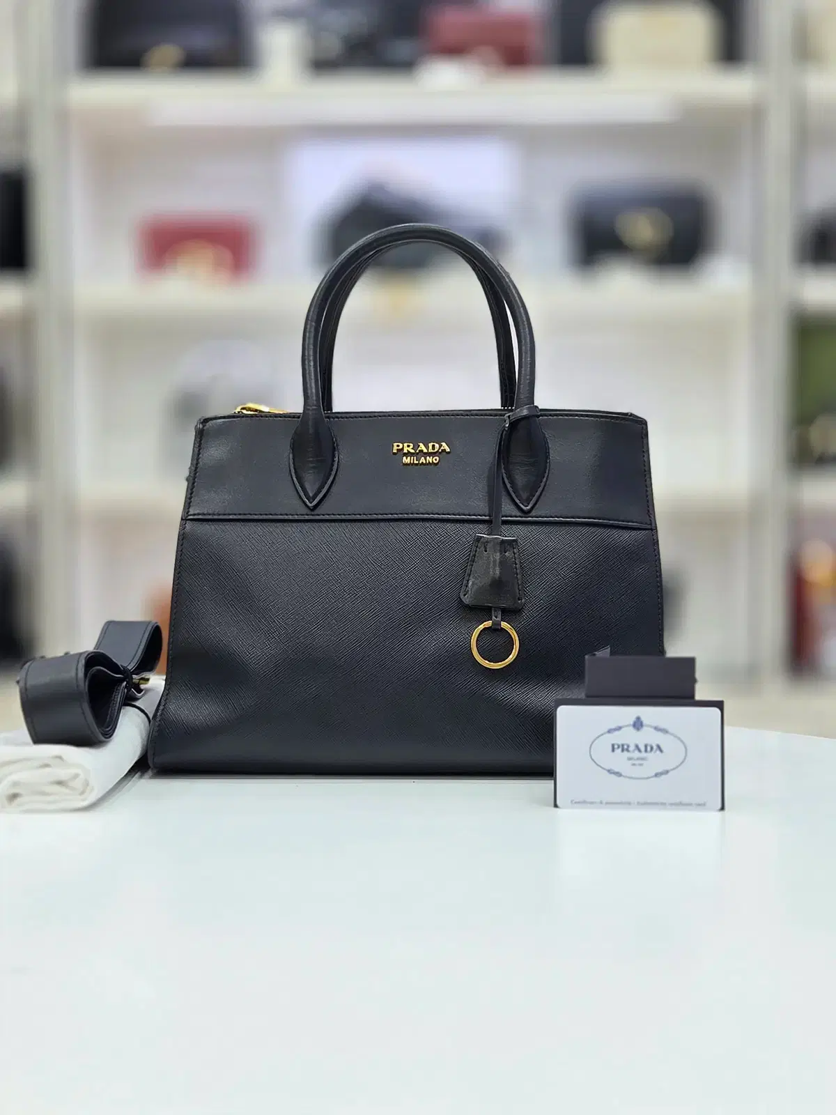 Prada Saffiano City Tote Bag 1ba102