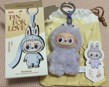 POPMART 러브브 PIN FOR LOVE 봉제 인형 펜던트 E