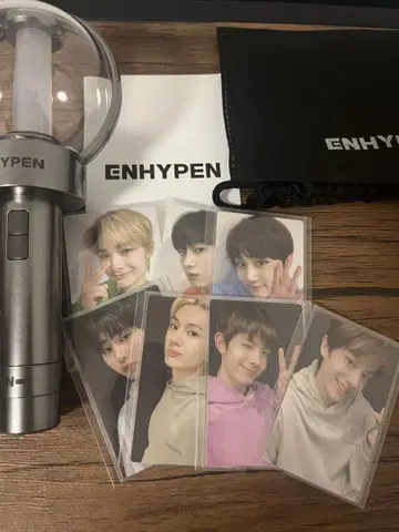 ENHYPEN 응원봉 포토 카드 세트