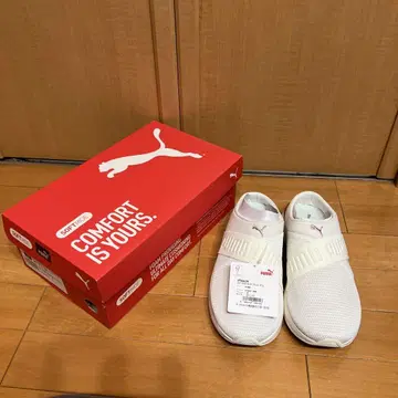 PUMA 슬립온 화이트 24cm