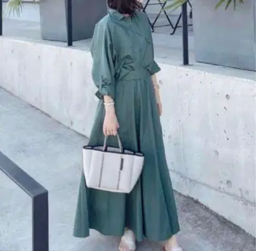 Mila Owen 돌먼 셔츠 도킹 원피스