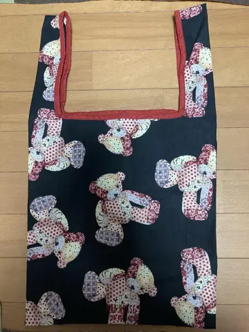 PINK HOUSE 곰 무늬 에코백