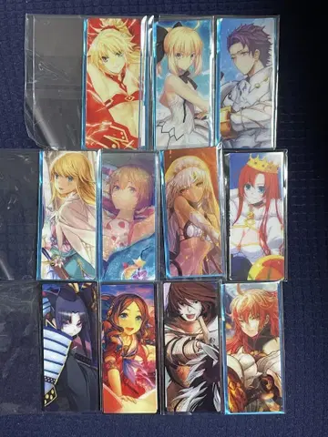 FGO 최초 재림전 편성 화면풍 카드 세이버 라이더 묶음 판매