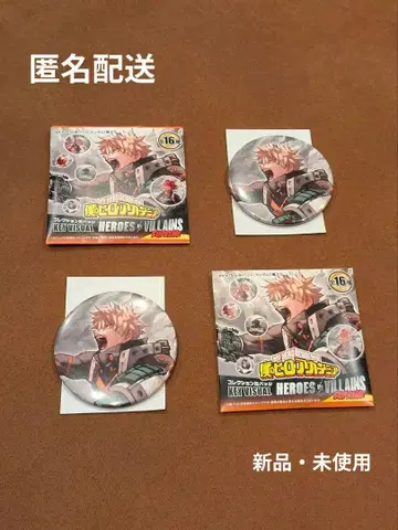 히로아카 원화전 컬렉션 캔뱃지 바쿠고 카츠키 2개