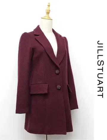 I477/JILLSTUART 체스터 코트 자켓 트위드 S 가을/겨울