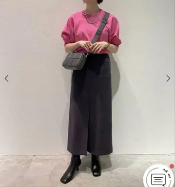 야마다야 Aga 돌먼 슬리브 썸머 니트