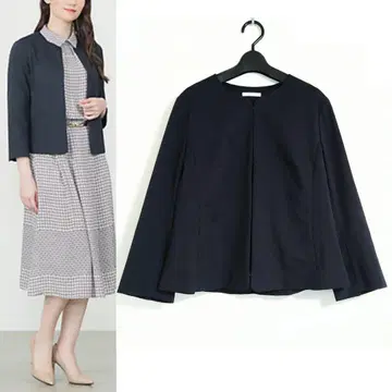 새상품급 AMACA 아마카 트리코 노카라 자켓