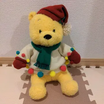 푸우 크리스마스 봉제 인형
