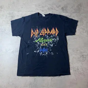 00s DEF LEPPARD GILDAN L 밴딩t 디플레파드 투어
