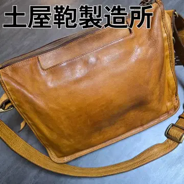 츠치야 가방 제조소 가죽 숄더백