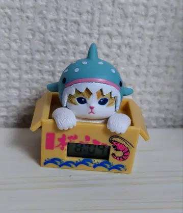 상어 모자 고양이 시계 포함 캡슐 토이 모프 샌드의 상어냥