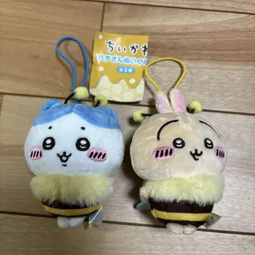 치이카와 (먼작귀) 하치 씨 봉제 인형 하치와레 토끼 세트 세븐일레븐
