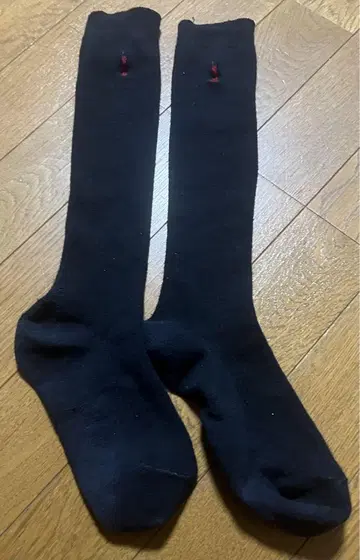 이스트 보이 하이삭스 다크 네이비 빨간색 자수