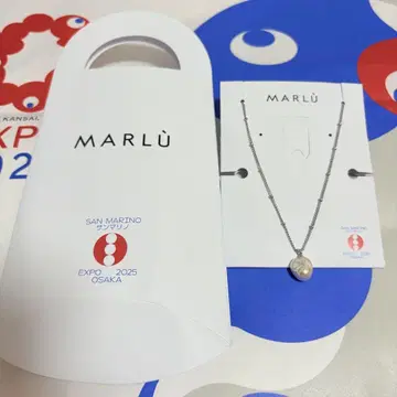 오사카 간사이 박람회 산마리노 MARLU 목걸이 인기