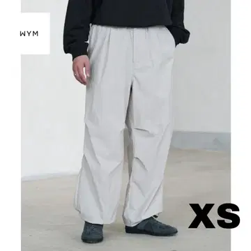 WYM LIDNM TRACK WIDE EASY LOOSE PANTS XS