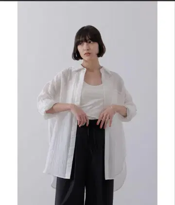 Limue 시어 빅 셔츠