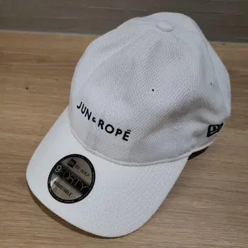 JUN & ROPE 캡 화이트