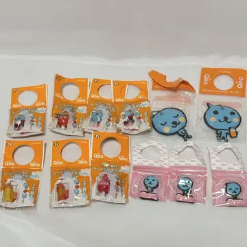 미개봉 Qoo 초기 굿즈 쿠츠케 마스코트 배지 네임 홀더