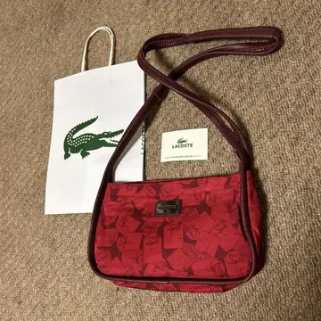 미사용 새상품급 LACOSTE 보르도 숄더백