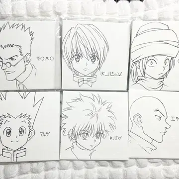 HUNTER x HUNTER 제일복권 캔버스 보드 곤 키루아 크라피카