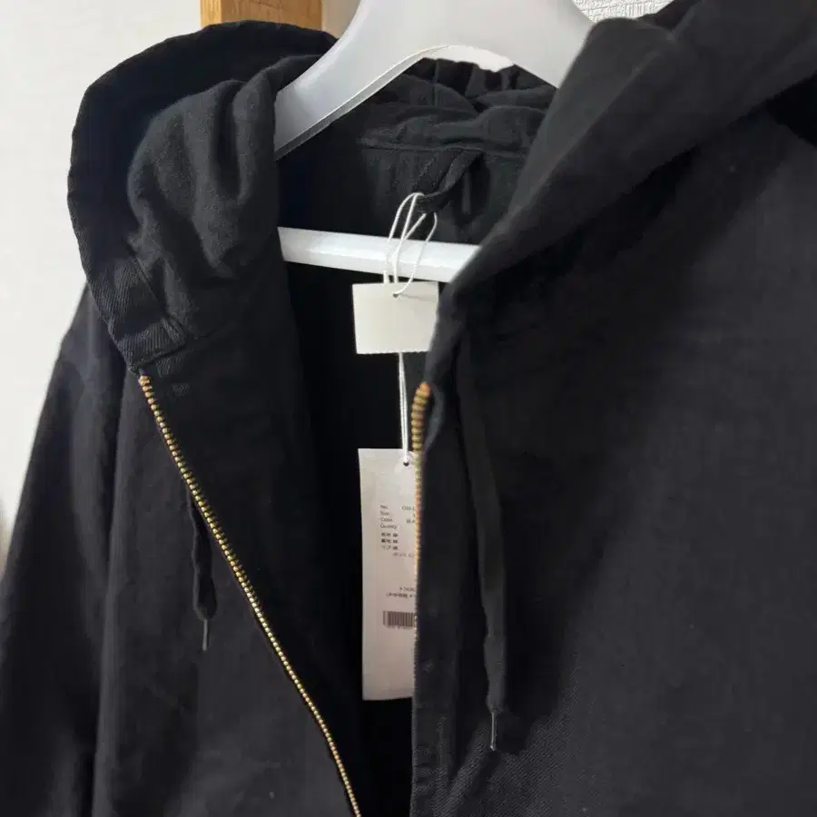 comoli ファッション COMOLI 25AW BLACK DENIM ZIP PARKA size1