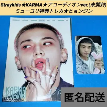 Straykids 현진 KARMA 아코디언 ver. 뮤코리 트레이딩 카드