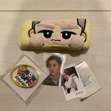 굿즈 포토 카드 이와모토 테루 세트 러버 밴드 헤어밴드
