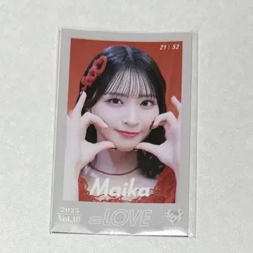 사사키 마이카 미니 포토 카드 특별히 해