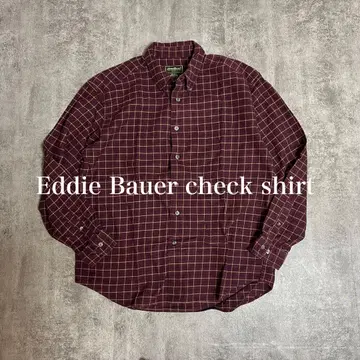 Eddie Bauer 에디 바우어 체크 셔츠 구제 플란넬