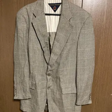 구제 의류 TOMMY HILFIGER 체크 무늬 블레이저