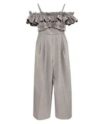 택 포함 새상품 로제 뮤즈 offshoulder frills romper