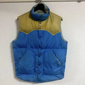 H BAR C 빈티지 다운 베스트 M