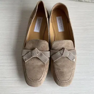 매킨토시 필로소피 리본 모티브 로퍼 스웨이드