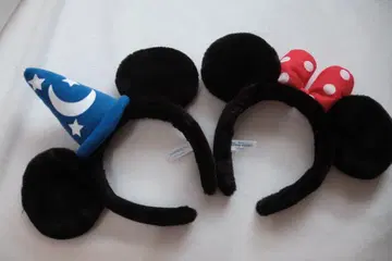 미키 미니 귀 머리띠 세트