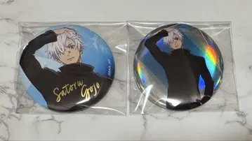 주술회전 PLAZA 시부야 사건 캔뱃지 금박 고죠 사토루