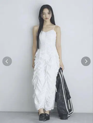 dazzlin 개더 리본 원피스