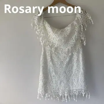 로자리문 Rosary moon 레이스 오프숄더 미니 원피스 베어